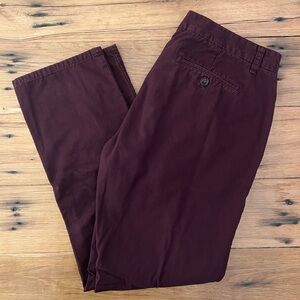 Bonobos Flannel Lined Chinos Sz 33x30